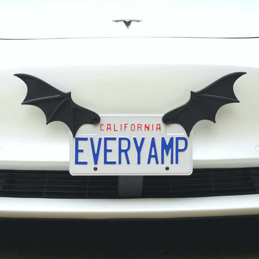 License Plate Bat Wings