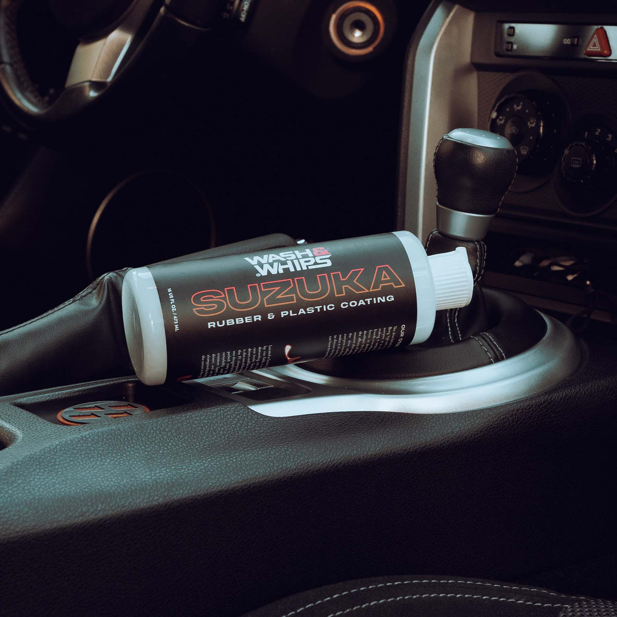 WASH&WHIPS Suzuka Rubber & Plastic Coating car detailing product