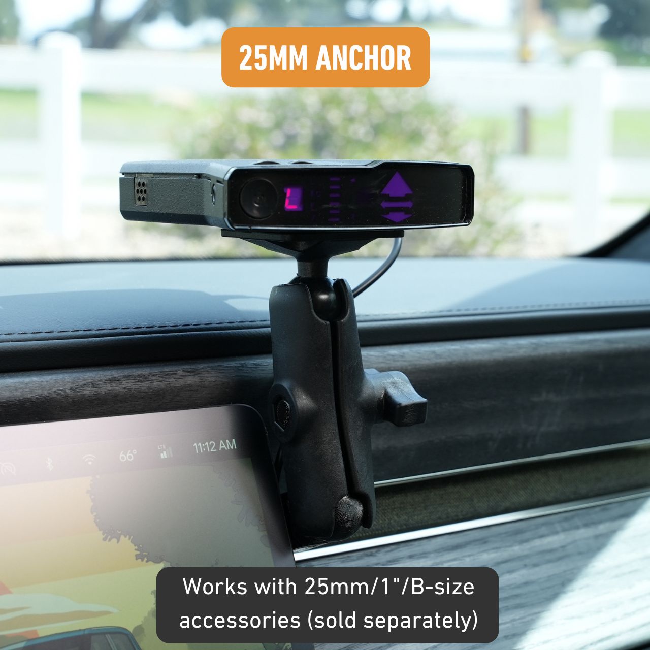 Phone Mount Dash Anchor for Rivian R1T and R1S