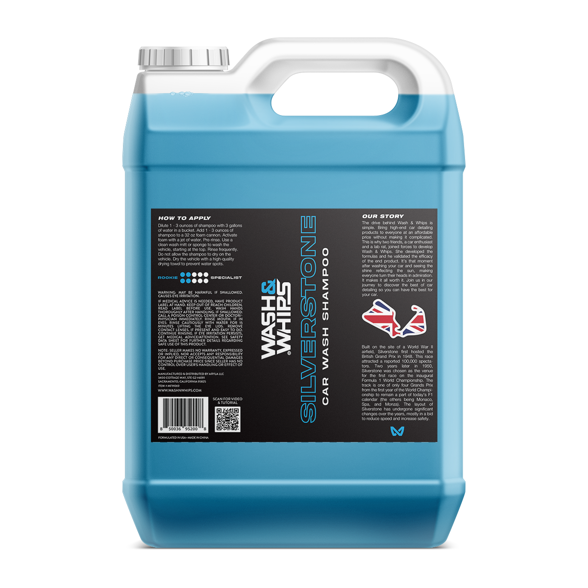 WASH&WHIPS Silverstone Car Wash Shampoo