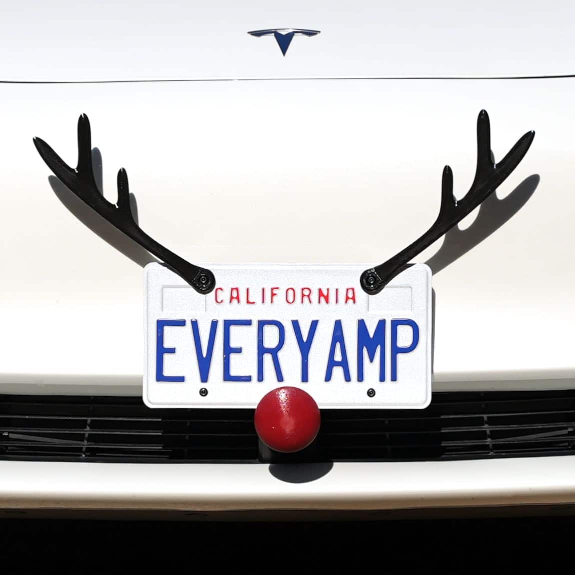 Reindeer Antlers for Car License Plate Mount