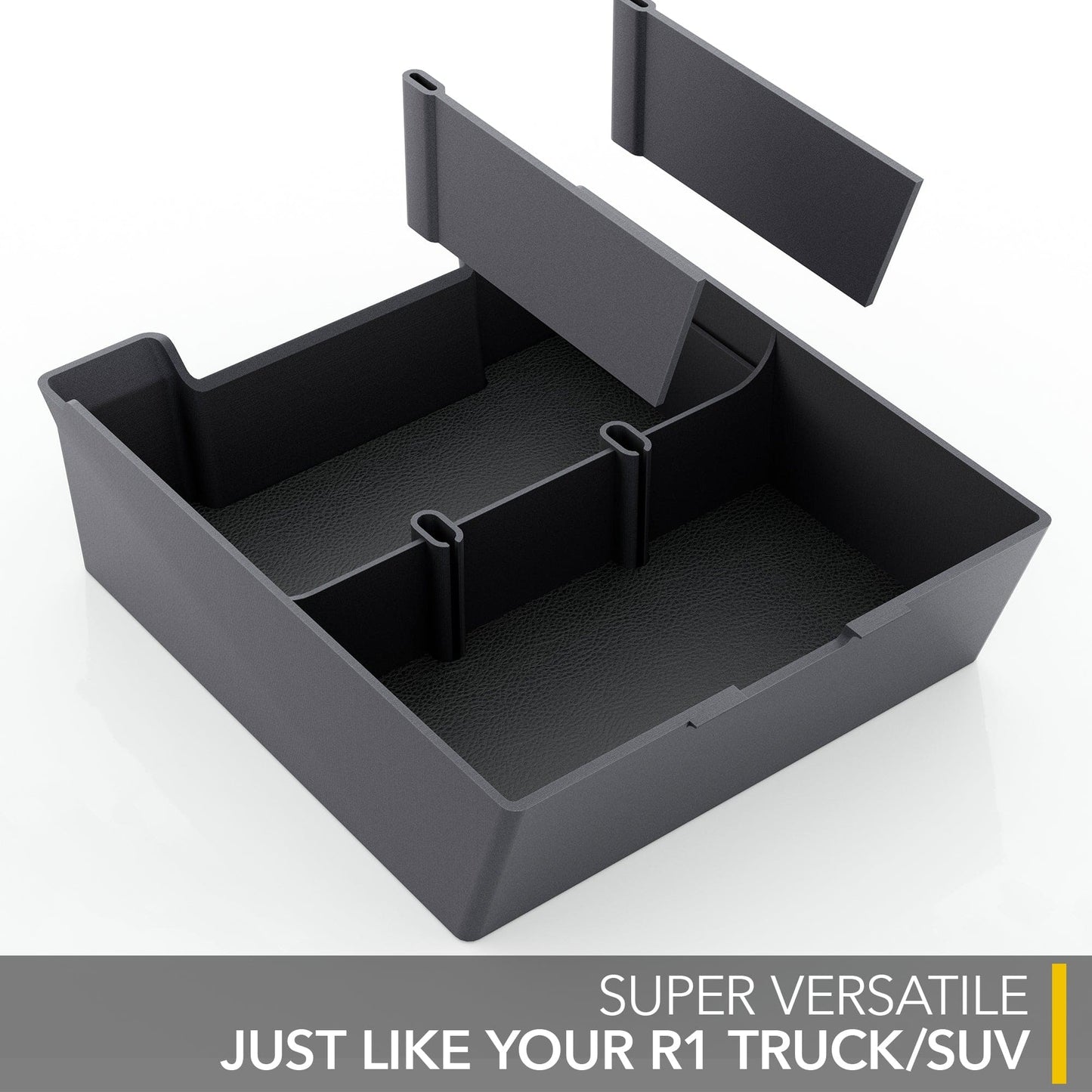 Armrest Organizer for Rivian R1T & R1S 2021-2026 compatible with Rivian R1S and R1T