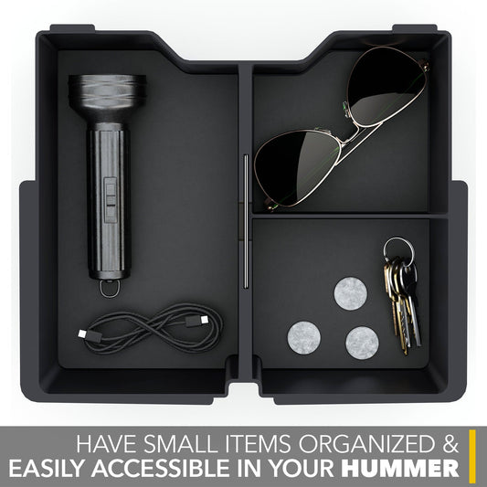 Armrest Organizer | GMC HUMMER EV - Center Console Storage Insert