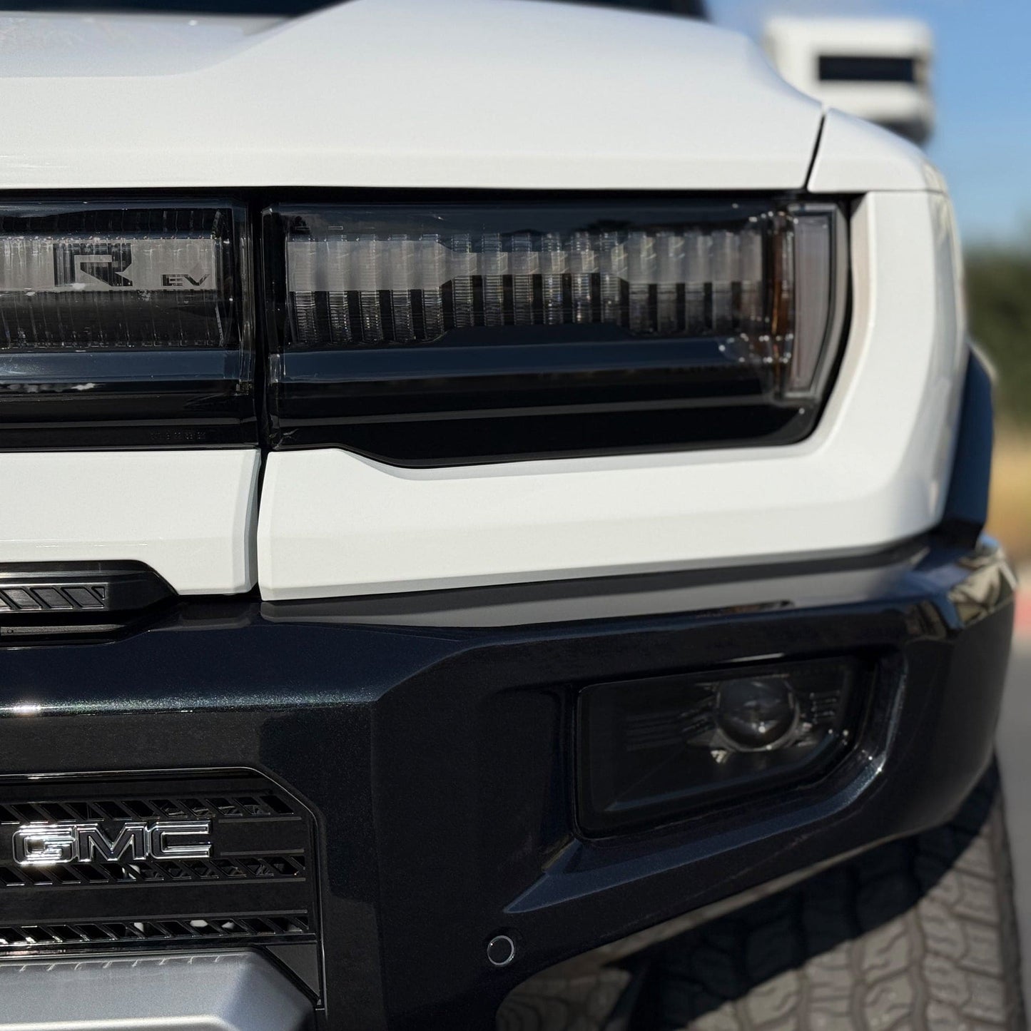 Headlights Smoke Tint PPF | GMC Hummer EV - Headlamp Shield