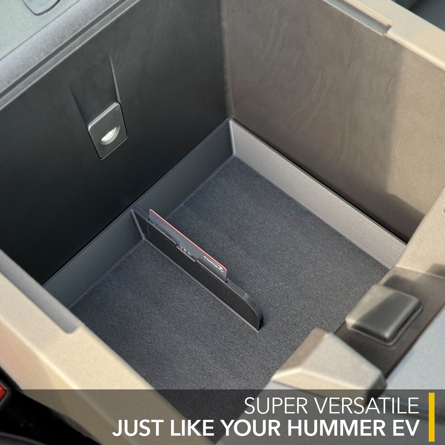 Lower Armrest Organizer | GMC Hummer EV - Storage Insert