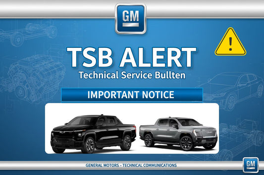 GM TSB: Backup Camera Black Screen on Startup (Triangle + Camera Slash)