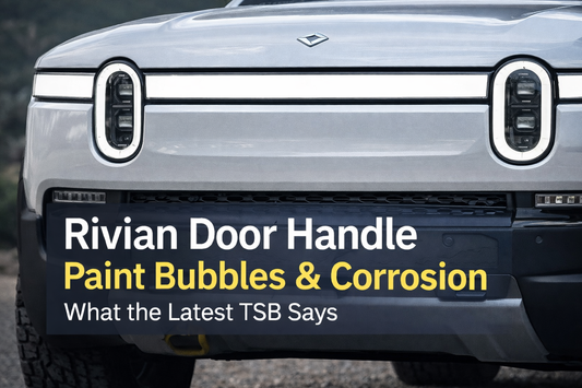 Rivian R1T / R1S Door Handle Paint Bubbles & Corrosion: What the New TSB Covers