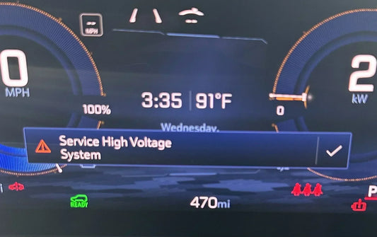 GM TSB: “Service High Voltage” Warning on Silverado EV & Sierra EV (What It Means + Fix)