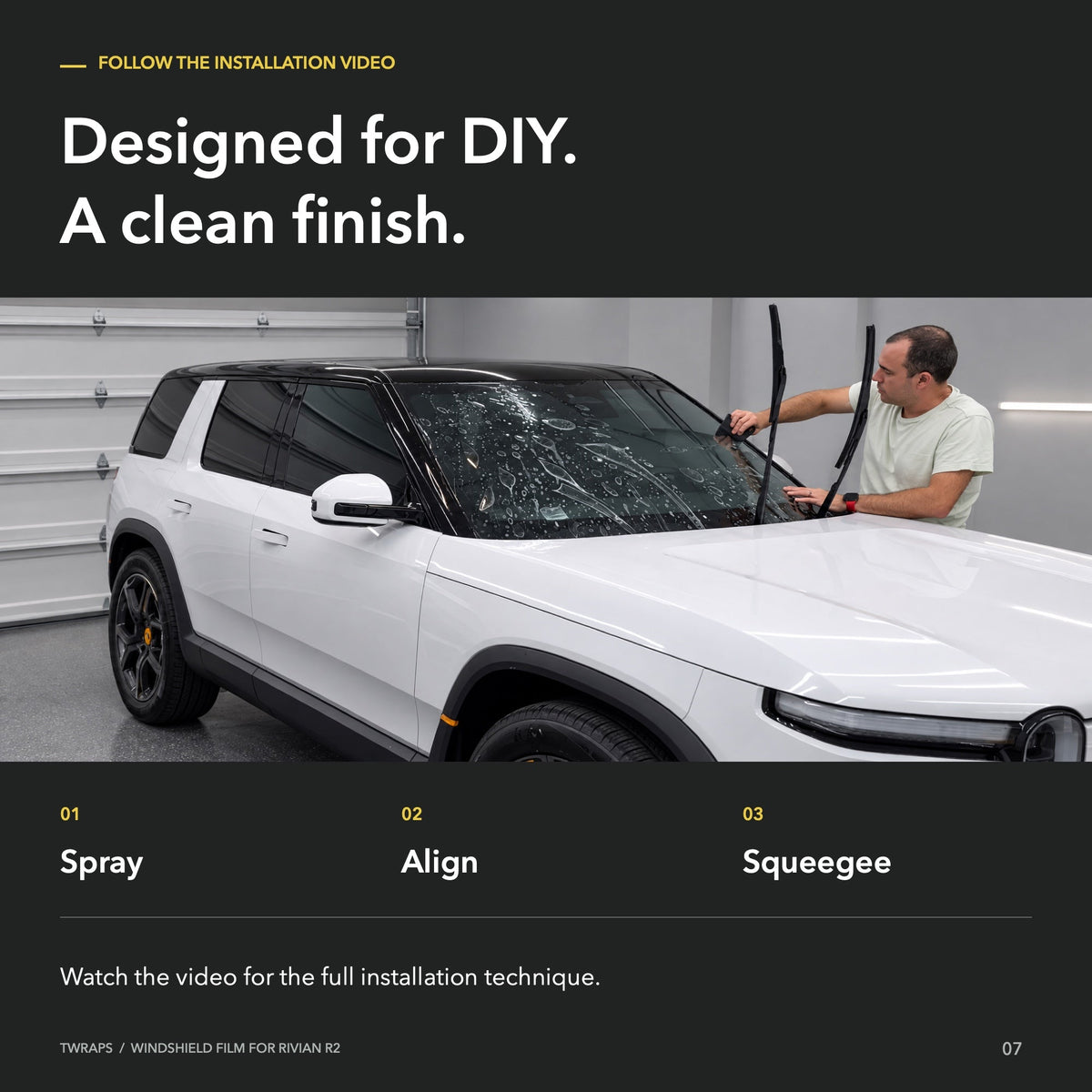 Rivian R2 Windshield Protection Film - UV & IR - DIY installation 16a6425d 8edf 415e 9405 7b1ffcde84c1