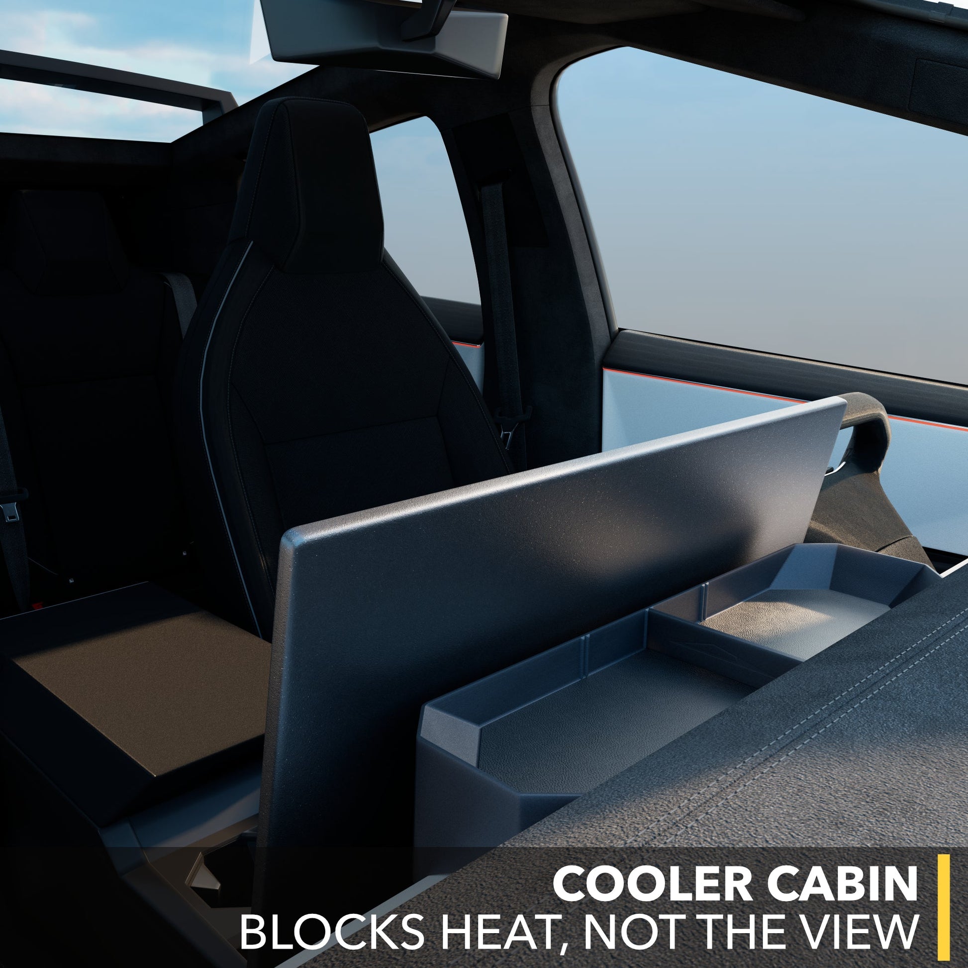 Nano Ceramic Windows Tint compatible with Tesla Cybertruck