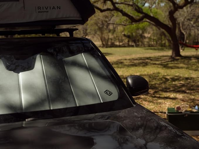 Rivian R2 Windshield Sunshade - Foldable Front Sun Shade - ApxoHNkCL. AC SX679