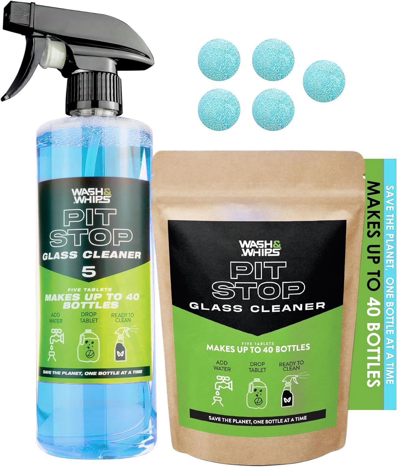 WASH&WHIPS Pit Stop Glass Cleaner / All Surface Cleaner Refill product image