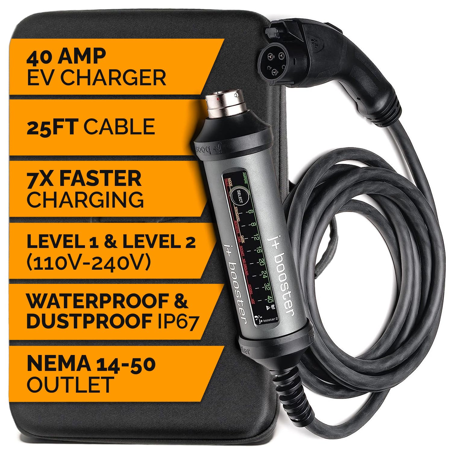 J+ Booster 2 Portable EV Charger EV charging accessory