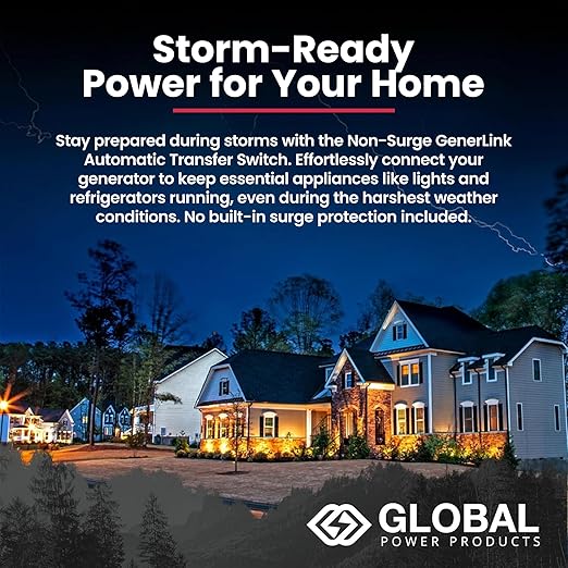 GenerLink Automatic Transfer Switch for Home Generator Non-Surge portable power product
