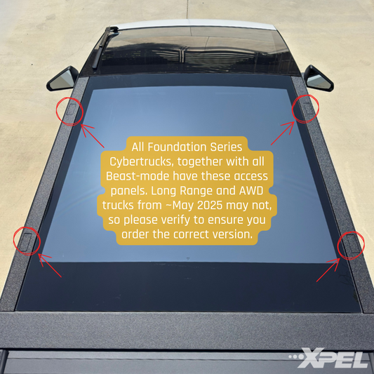 Xpel Armor Roof Trim Protection for Cybertruck