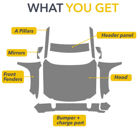 Full Front PPF | Paint Protection Film for Rivian R1T & R1S