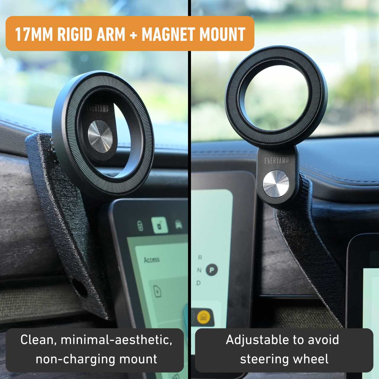 Phone Mount Dash Anchor for Rivian R1T and R1S