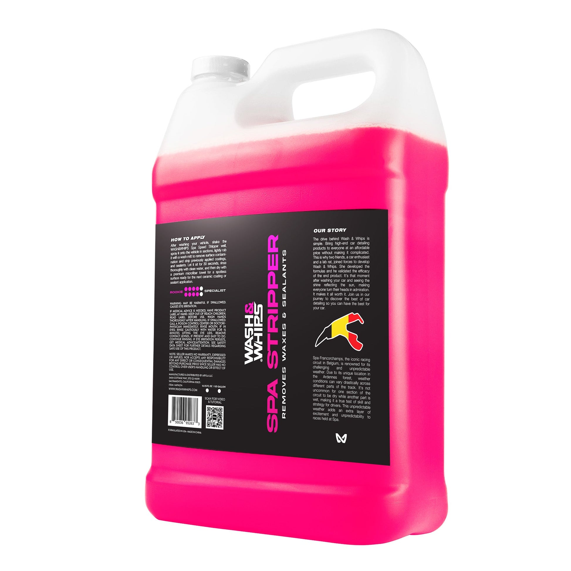 WASH&WHIPS SPA Stripper Removes Waxes & Sealants car detailing product