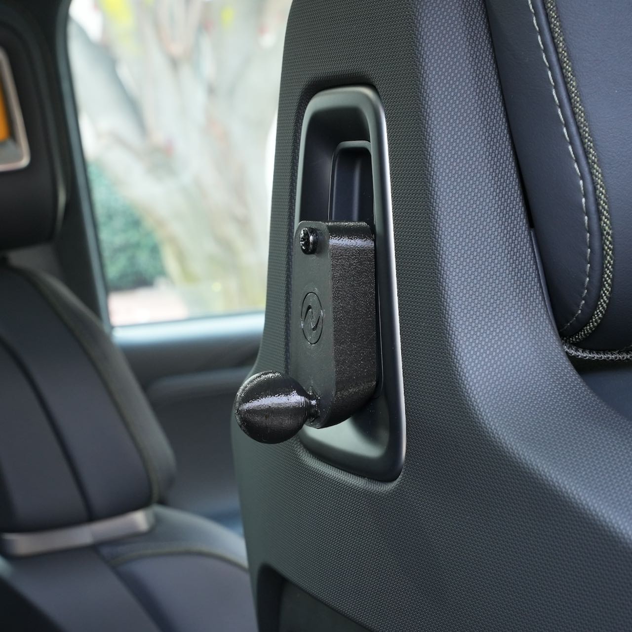 Back Seat Tablet/Phone Mount Anchor for Rivian R1T compatible with Rivian R1T