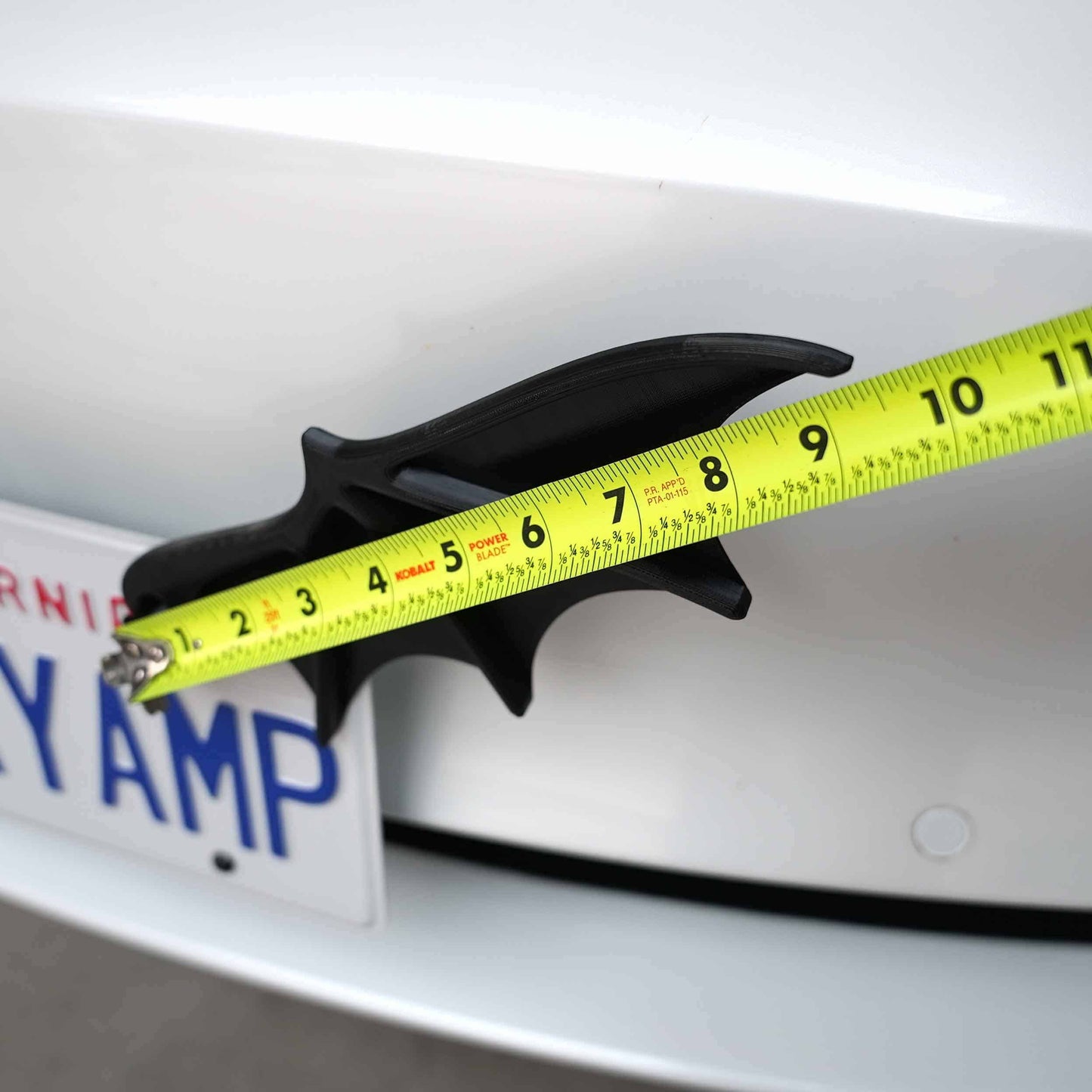 License Plate Bat Wings