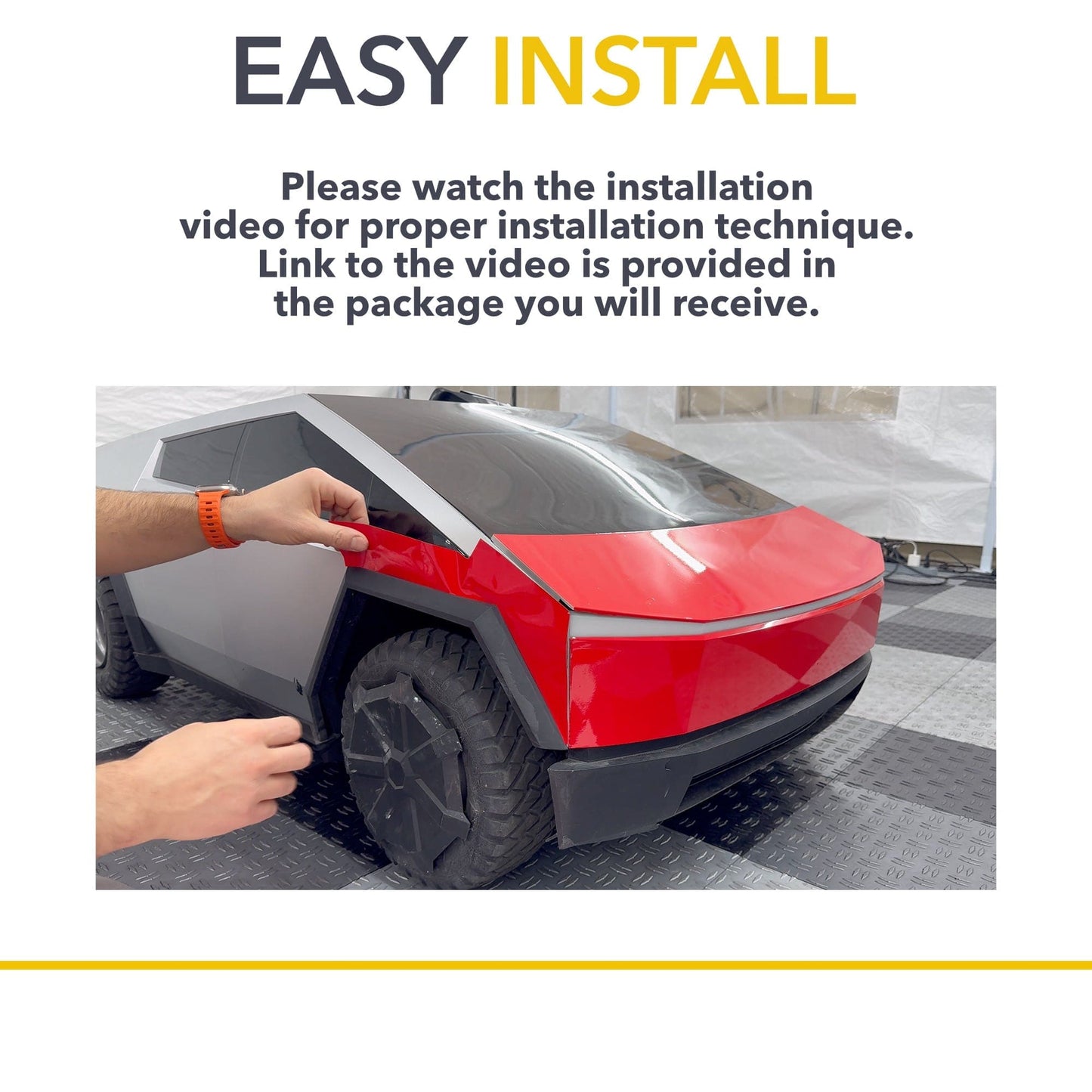 Full Vinyl Wrap | Cybertruck for Kids