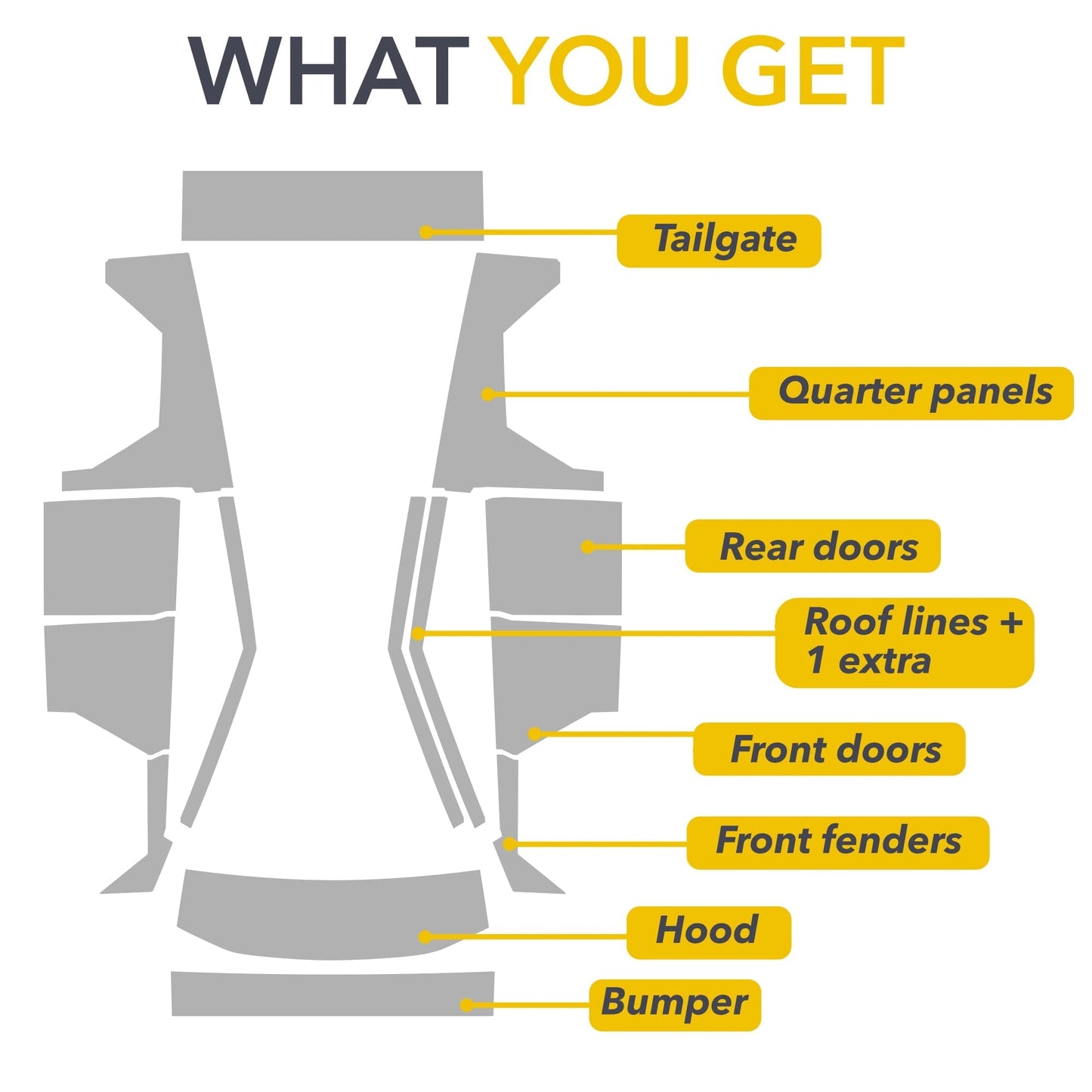 Full Vinyl Wrap | Cybertruck for Kids