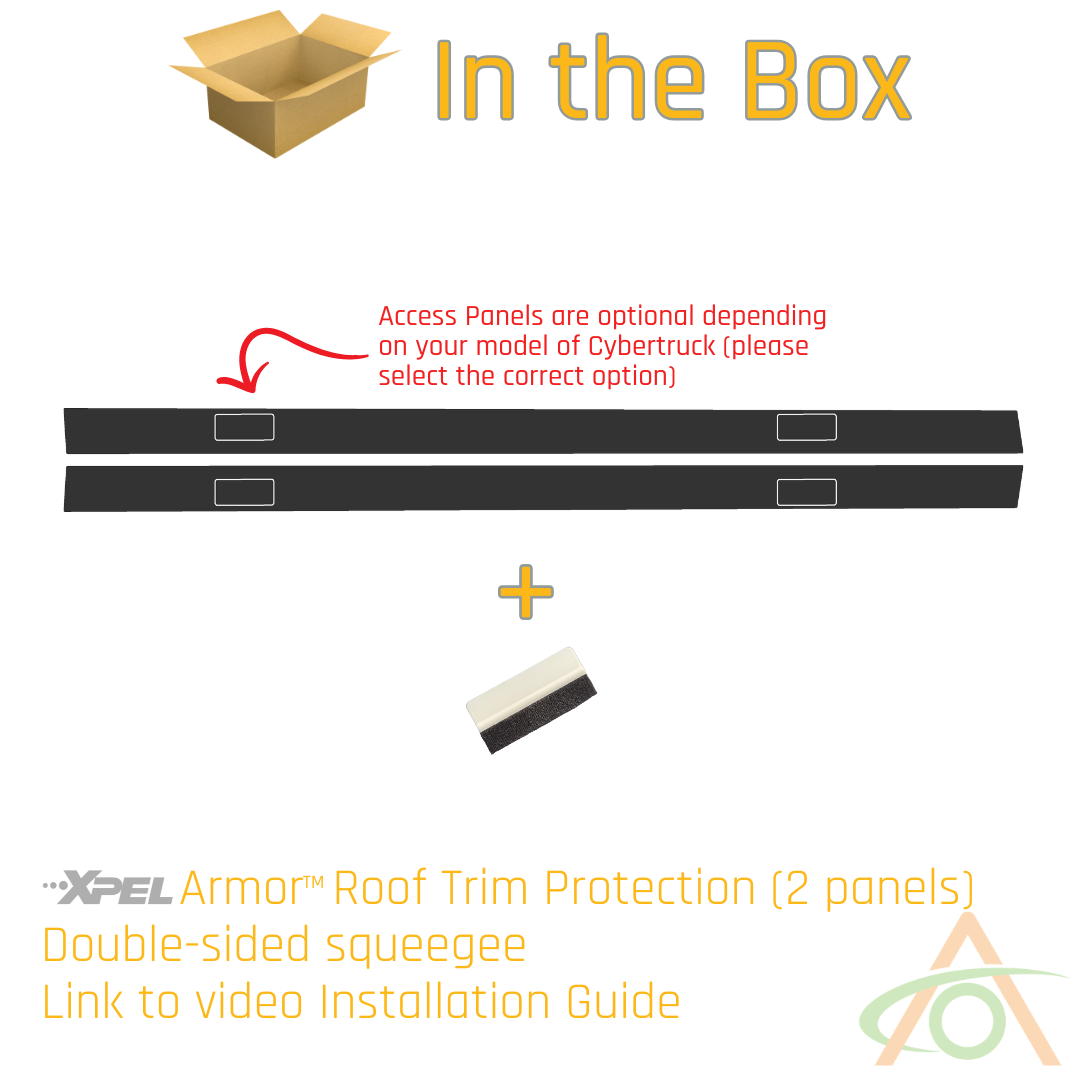 Xpel Armor Roof Trim Protection for Cybertruck