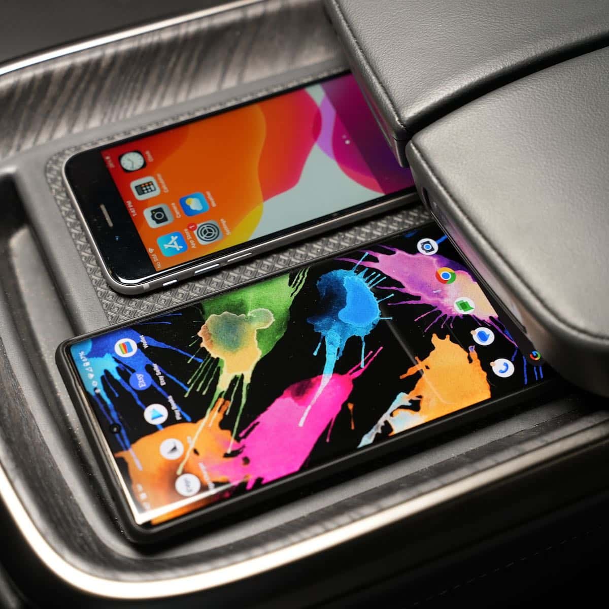 Wired Phone Dock for Rivian R1T & R1S Lightning and USB-C Charging