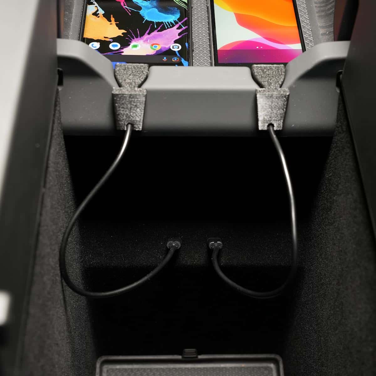 Wired Phone Dock for Rivian R1T & R1S Lightning and USB-C Charging