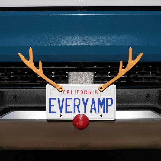 Reindeer Antlers for Car License Plate Mount