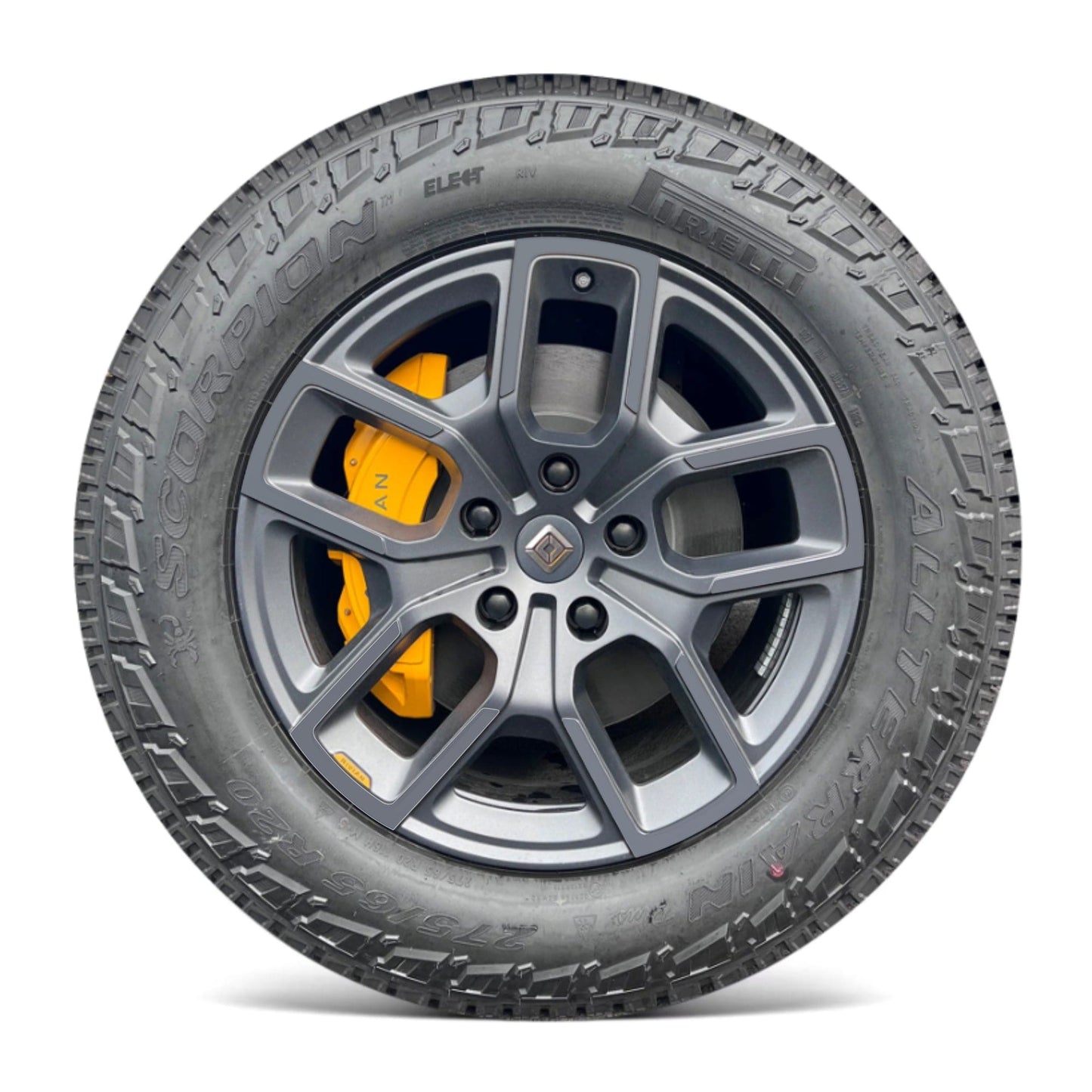 Wheels Vinyl Covers | Spokes Color Wrap Chrome Delete for Rivian R1T & Rivian R1S