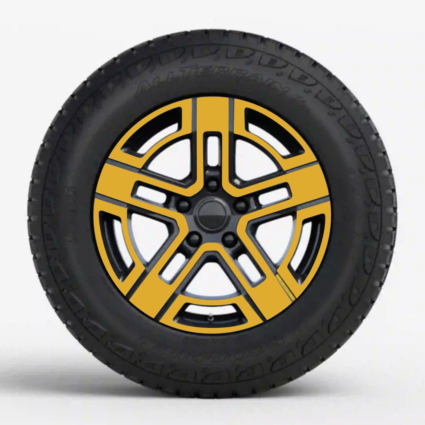 Wheels Vinyl Covers | Spokes Color Wrap Chrome Delete for Rivian R1T & Rivian R1S