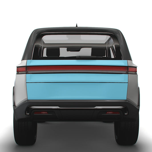 Tailgate Rear Bumper PPF | Full Coverage Paint Protection Film for Rivian R1S 2022-2026
