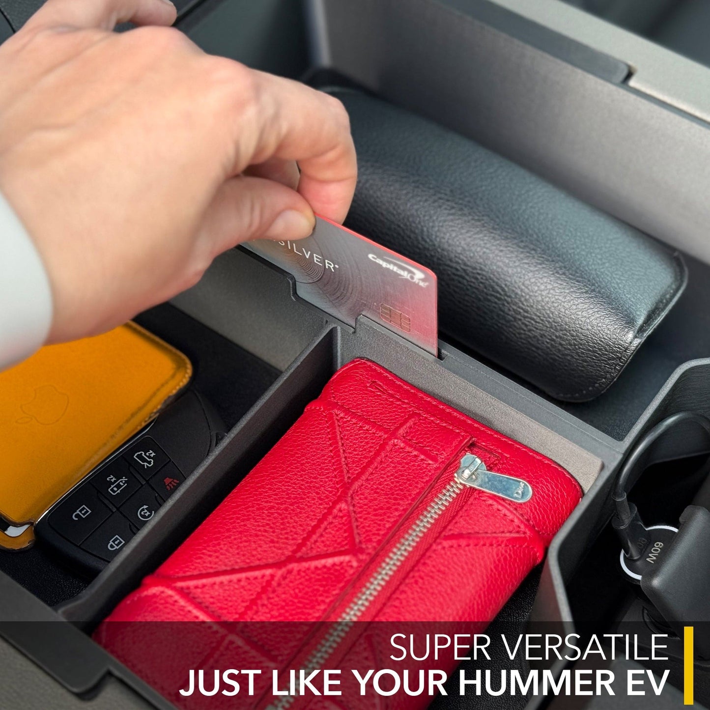 Armrest Organizer | GMC HUMMER EV - Center Console Storage Insert