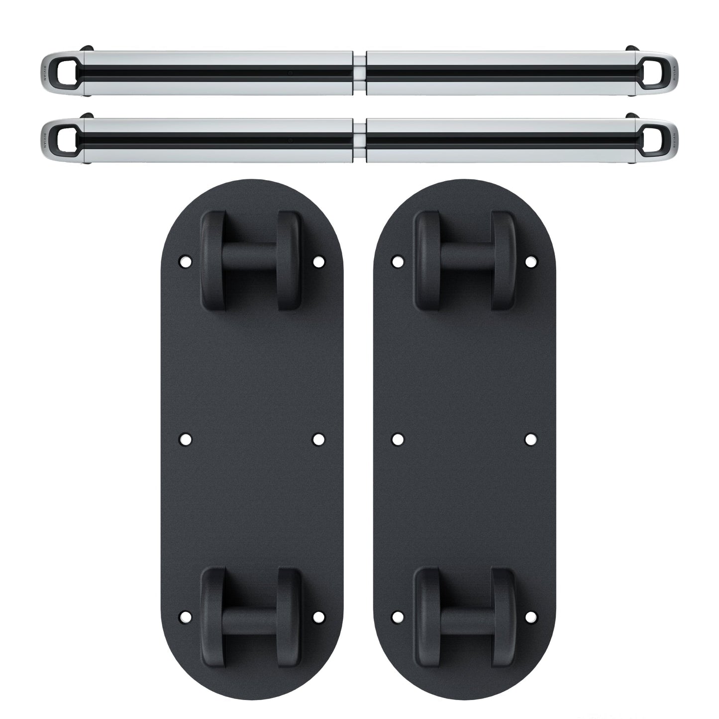 Cargo Crossbars Wall Mount compatible with Rivian R1S and R1T