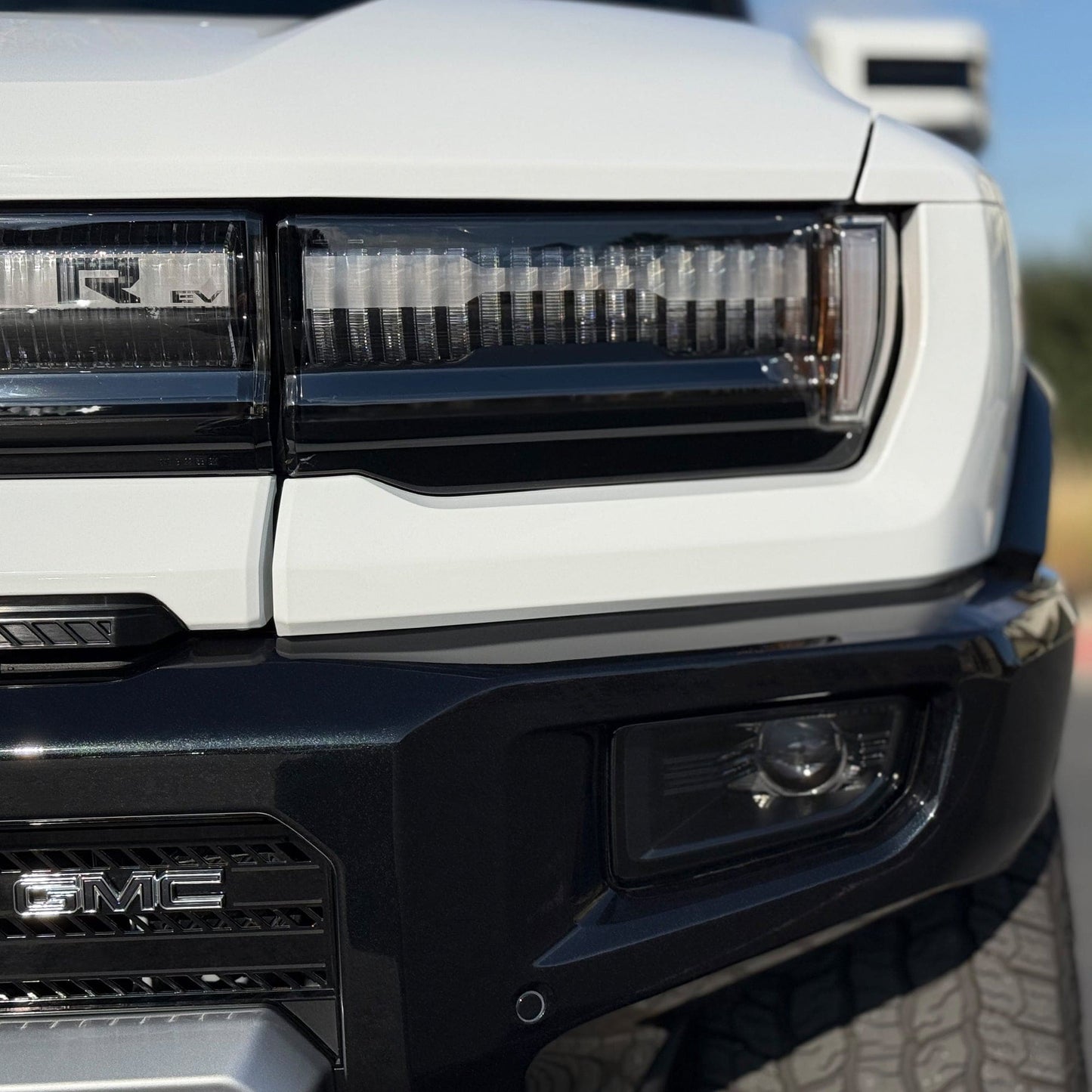Headlights Smoke Tint PPF | GMC Hummer EV - Headlamp Shield