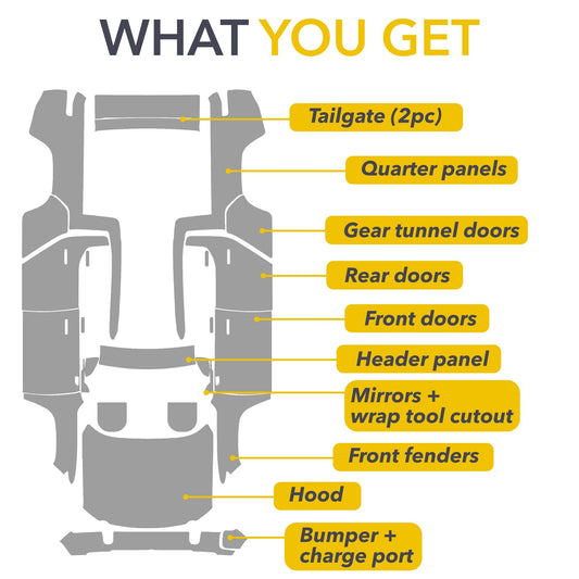 Color PPF Wrap | Colored Paint Protection Film for Rivian R1T