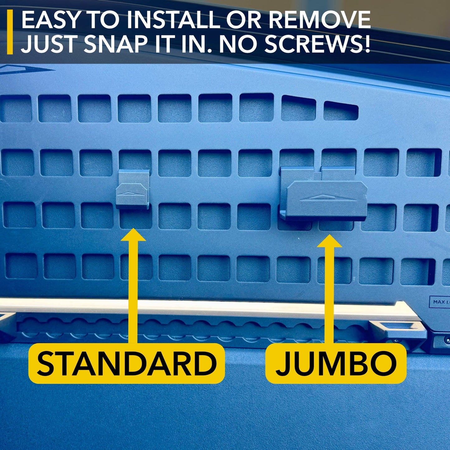 CyberHooks | Hooks for Cybertruck's MOLLE Panels & Vault Cargo Divider