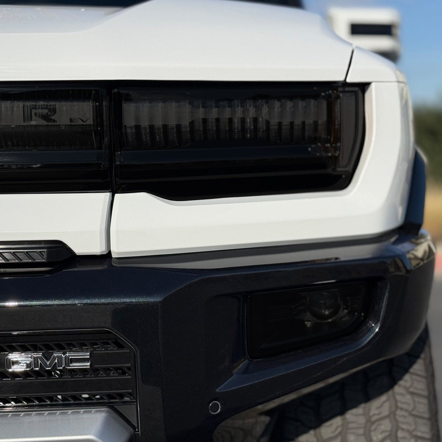 Headlights Smoke Tint PPF | GMC Hummer EV - Headlamp Shield