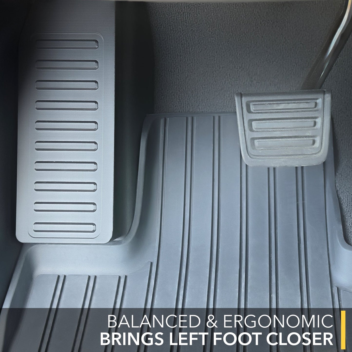 Dead Pedal Riser | Footrest Extender for Rivian R1S & R1T 2021-2026