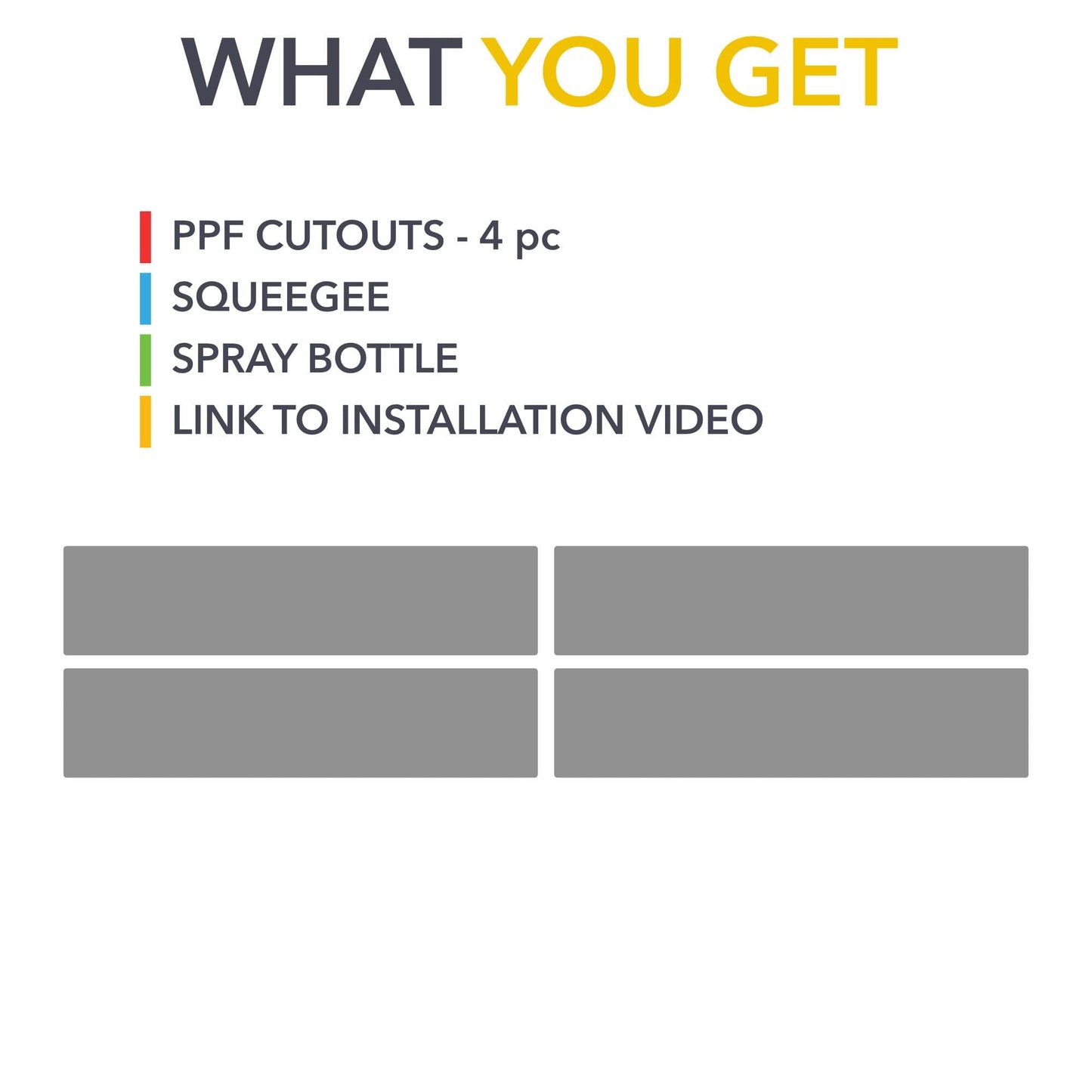 Door Entry PPF | Anti Scratch Paint Protection Film Cover for Rivian R1S 2022-2026