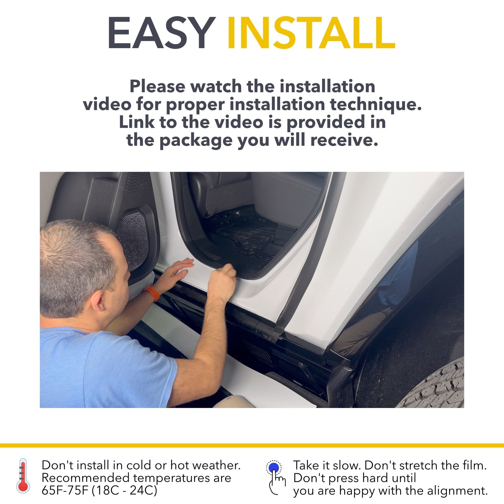 Door Entry PPF Paint Protection Film Cover for GMC Hummer EV compatible with GMC Hummer EV