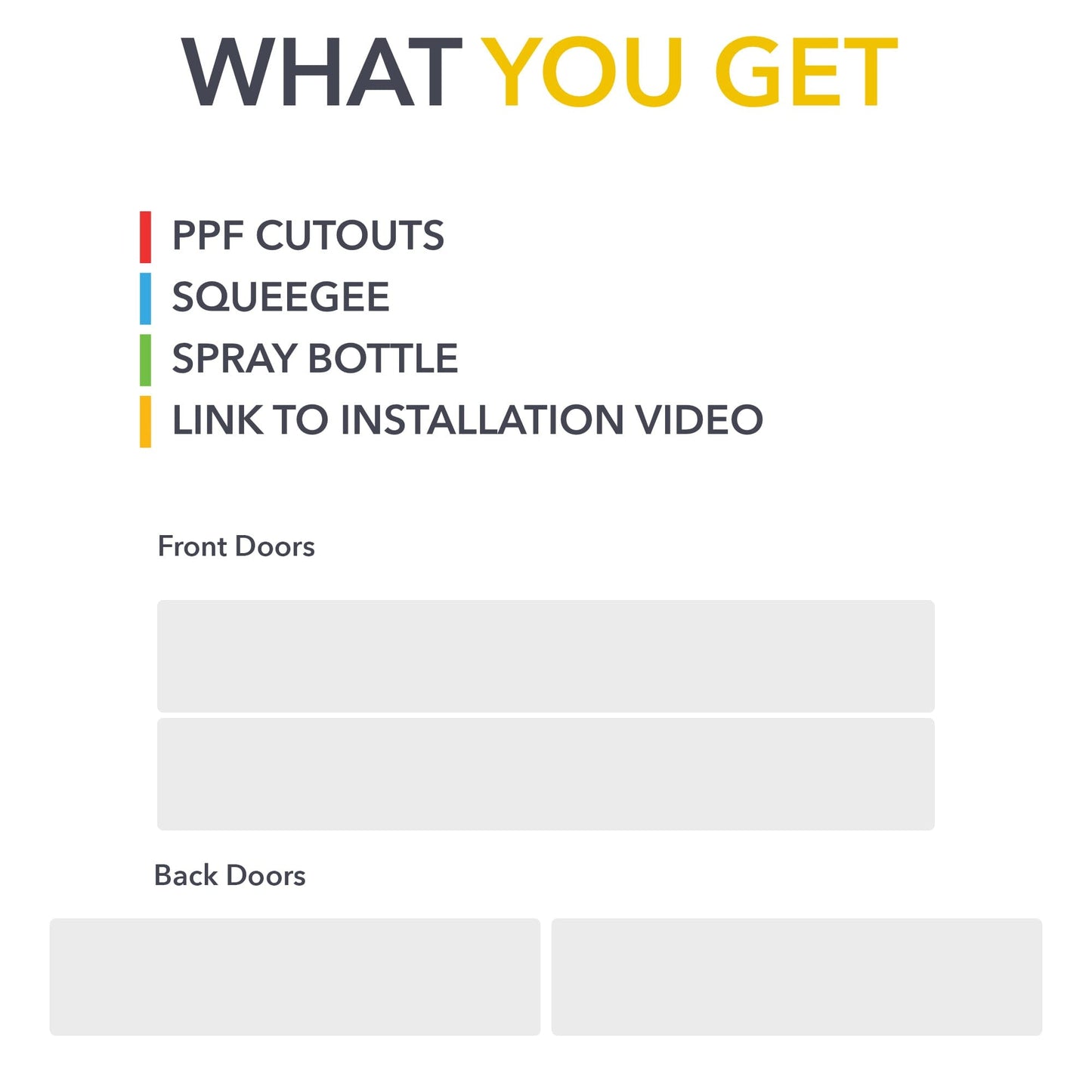 Door Entry PPF | Paint Protection Film Cover for GMC Hummer EV