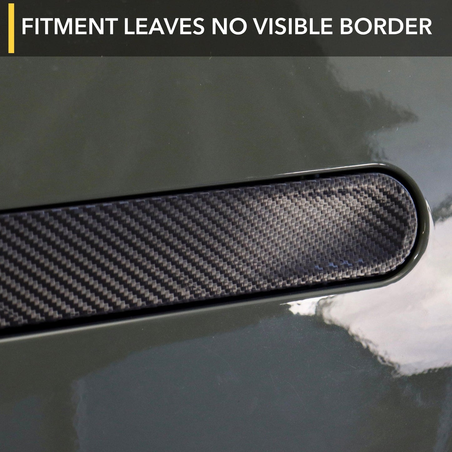 Door Handles Vinyl Covers | Rivian R1T / R1S 2021-2026 Carbon Fiber Wrap