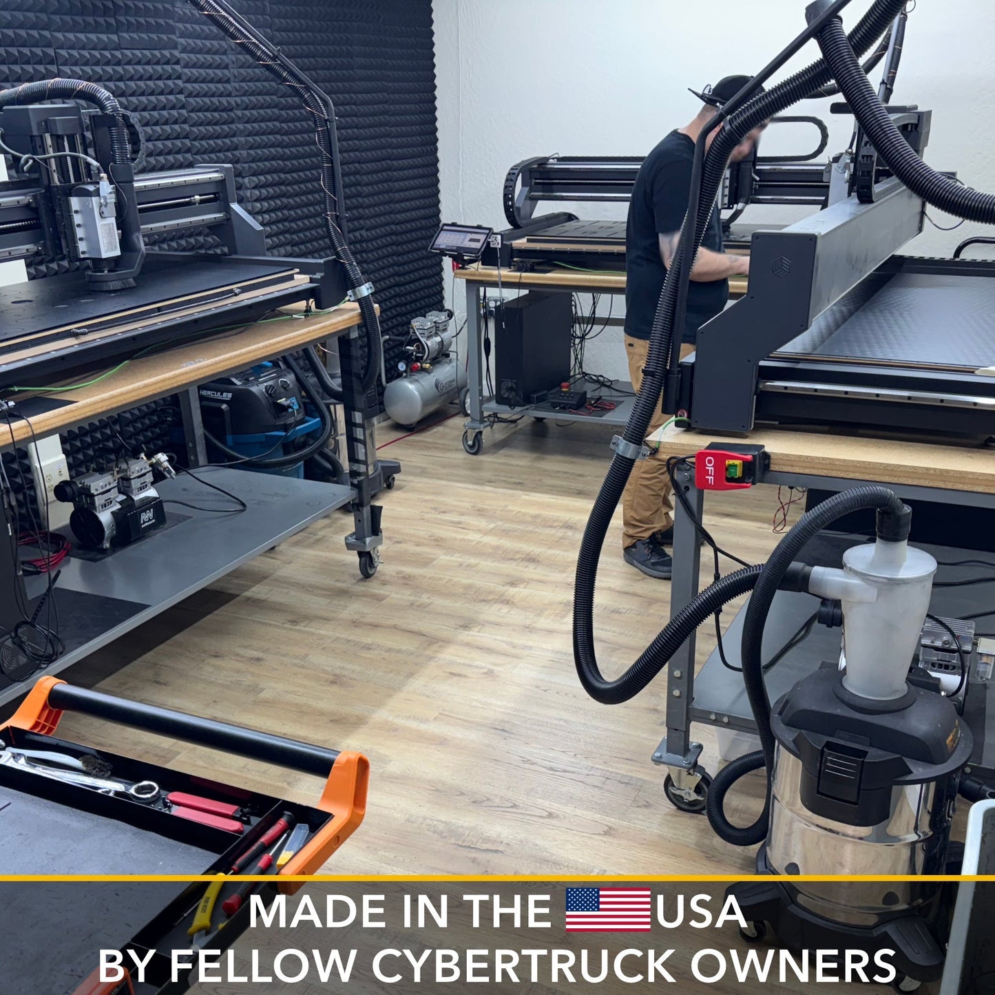 Dual Wireless Charger For Cybertruck compatible with Tesla Cybertruck