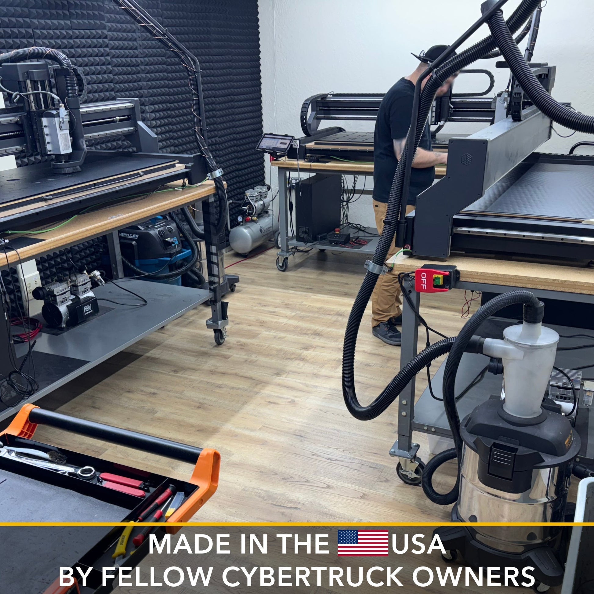 Dual Wireless Charger For Cybertruck compatible with Tesla Cybertruck
