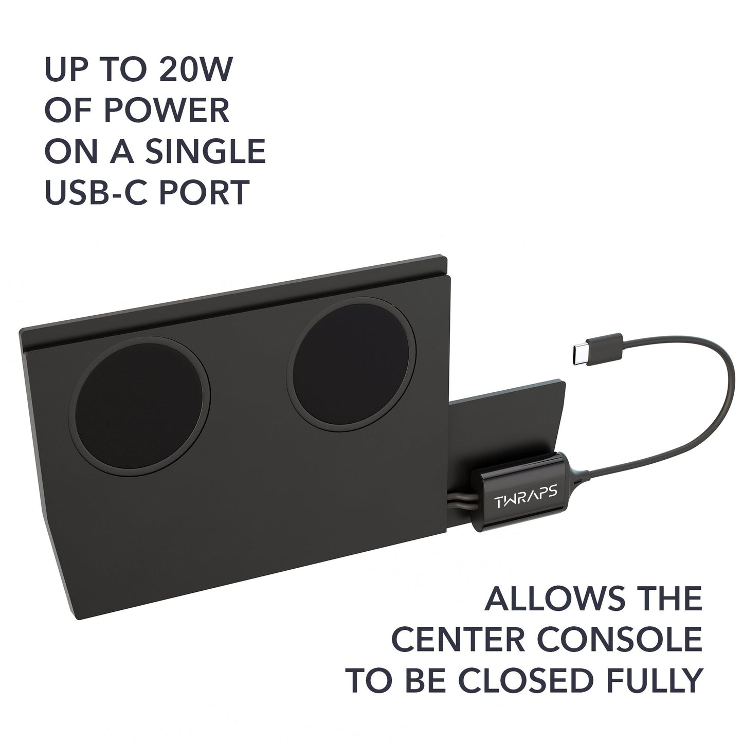 Dual Wireless Charger GMC Hummer EV 2022-2026 MagSafe Compatible compatible with GMC Hummer EV