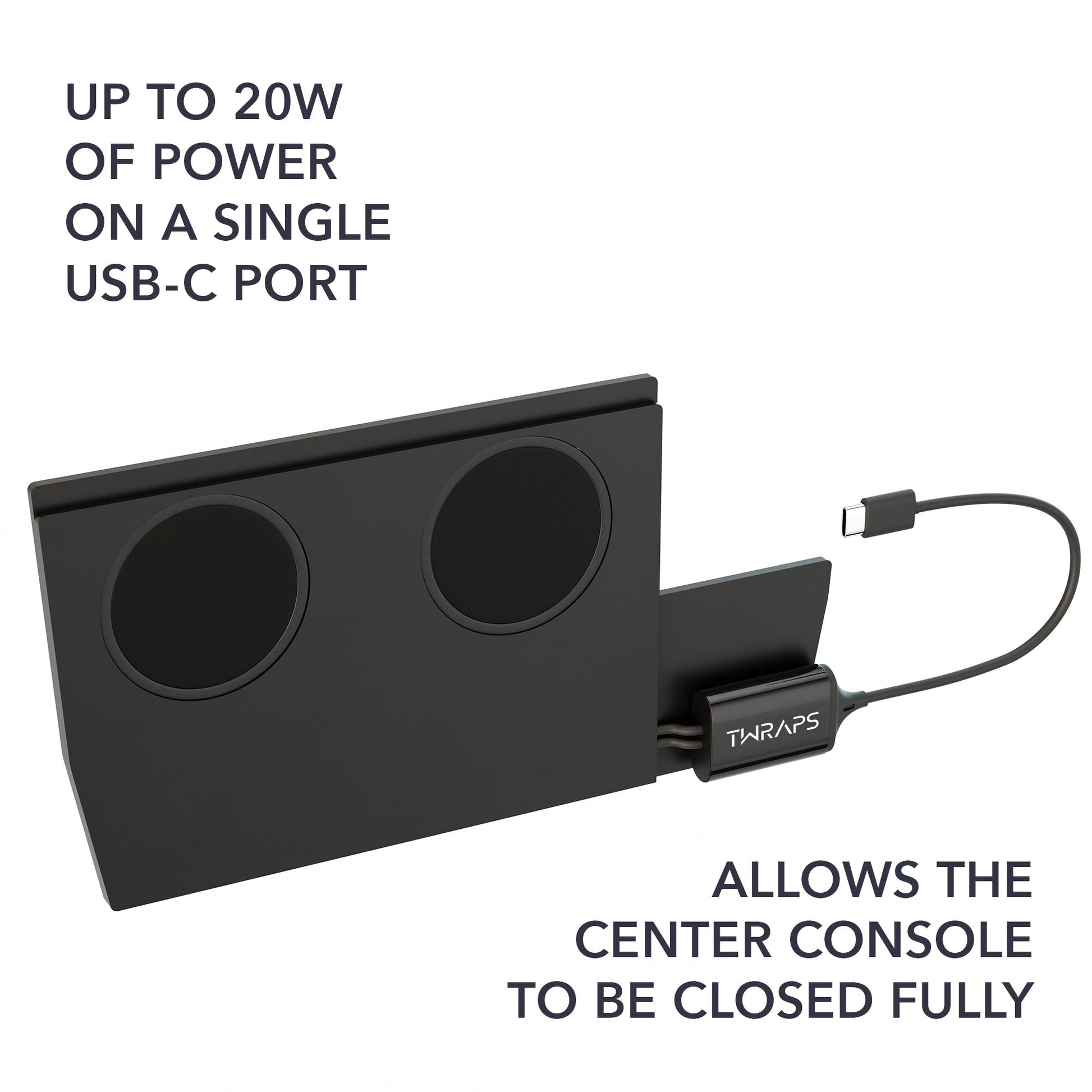 Dual Wireless Charger GMC Hummer EV 2022-2026 MagSafe Compatible compatible with GMC Hummer EV