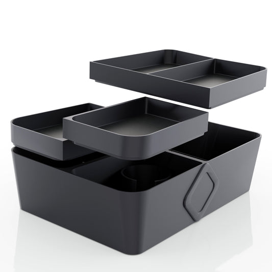 Floor Storage Organizer | Lower Center Console Tray for Rivian R1S & R1T 2021-2026