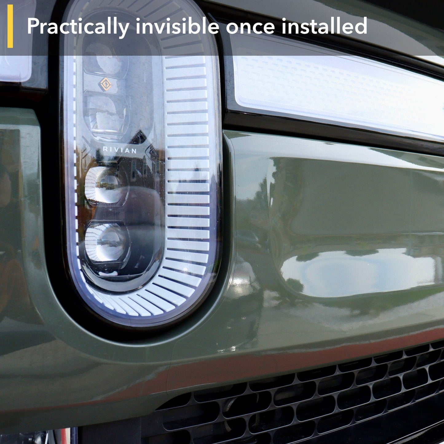 Front Bumper PPF | Paint Protection Film for Rivian R1T / R1S 2021-2026